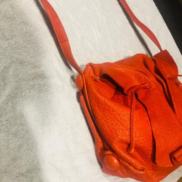 Carlos Falchi buffalo bag  in corvette red - Picture 7 of 12